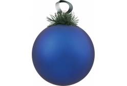Шар Mister Christmas (цвет: синий, матовый)