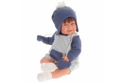 Кукла Кристиан, в голубом, озвученная, 52 см