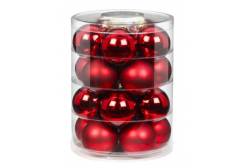 Набор ёлочных шаров, 6 см, красный, 20 штук