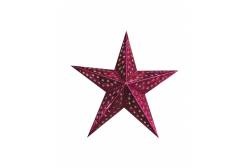 Звезда декоративная рождественская, 60 см (цвет: розовый)