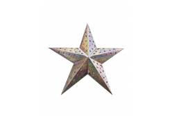 Звезда декоративная рождественская, 60 см (цвет: серебряный)