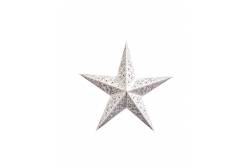 Звезда декоративная рождественская, 30 см (цвет: белый)