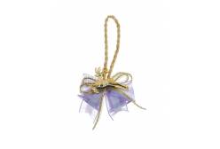 Новогоднее украшение Фиолетовые колокольчики, 10,2 см