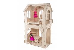 Кукольный домик Дом для кукол до 30 см, с мебелью