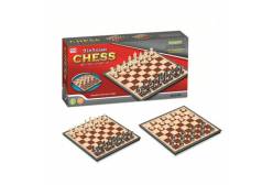 Игра настольная 2 в 1 Шахматы, шашки, арт. 3135