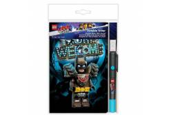 Записная книжка LEGO Movie 2. Batman, 96 листов, линейка, ручка с невидимыми чернилами и ультрафиолетовым фонариком