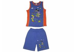 Комплект для мальчика Kirpi Baby (цвет: синий/оранжевый, рост 122 см)