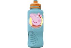 Бутылка пластиковая спортивная Свинка Пеппа, 400 мл