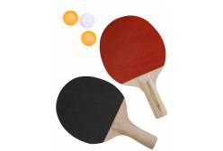 Набор для игры в настольный теннис (2 ракетки, 3 шарика), арт. Ty11