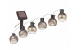 Садовая гирлянда Ретро лампы, 10 подсвечиваемых светодиодами ламп
