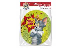 Набор бумажных тарелок Tom&Jerry, 230 мм (6 штук)