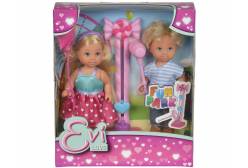 Кукла Еви и Тимми на аттракционах 12 cм
