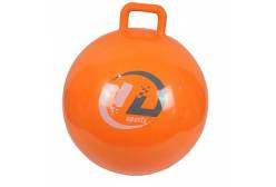 Мяч-попрыгун с ручкой, 45 см, цвет: оранжевый, арт. GB45