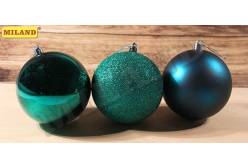 Набор елочных шаров Рождественская сказка, 10 см, 6 штук