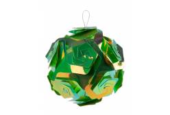 Декоративное подвесное украшение Зеленый шар, 10 см, арт. 86192