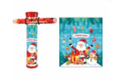 Игрушка детская Калейдоскоп. Дед Мороз и Снеговик, с декоративной подсветкой LED, арт. 86313