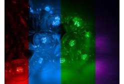 Гирлянда Neon-Night. Galaxy Bulb String, 10 м, белый провод, 30 разноцветных ламп, влагостойкая IP54
