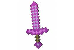 Меч пиксельный 8Бит Зачарованный, 60 см, цвет фиолетовый