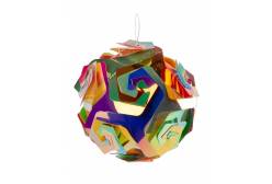 Декоративное подвесное украшение Мультиколор шар, 10x10x10 см, арт. 86197