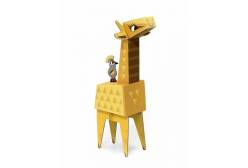 Игрушка из картона Krooom Жираф, модель Fold my Safari
