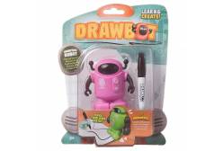 Робот индуктивный Drawbot, розовый