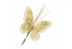 Новогоднее ёлочное украшение Золотая бабочка, арт. 87459