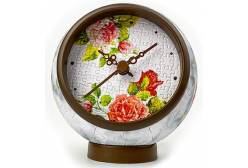 Пазл-часы Цветы и птицы, 145 элементов
