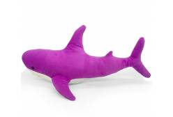 Игрушка мягкая Акулина малая, цвет: фиолетовый, 50 см