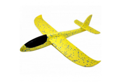 Планер большой Bradex Самолет ТУ-134, размах крыльев: 48 см, жёлтый