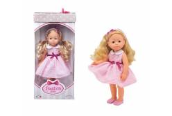 Кукла Bambolina Boutique, 40 см (розовое полосатое платье)