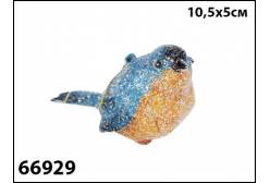 Елочное украшение Marko Ferenzo Grande. Синичка (10,5x5 см)