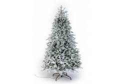 Ель искусственная Crystal Trees. Персея, в снегу, с вплетенной гирляндой, 230 см