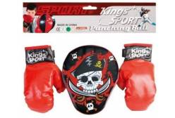 Боксерский набор Пират (перчатки, боксерская лапа)