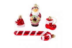 Набор ёлочных украшений SXMAS Рождество, 4 штуки (количество товаров в комплекте: 4)