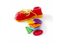 Развивающая игрушка-шнуровка Ботинок с пуговицами