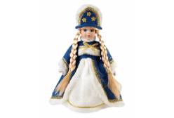 Кукла декоративная Снегурочка Наташенька, на подставке, 30 см, арт. 41687
