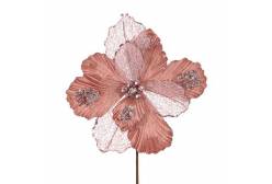 Цветок искусственный, 28x28x44 см (цвет: розовый)