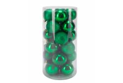 Набор ёлочных украшений SXMAS, 6 см, цвет: зеленый, 24 штуки, арт. JCB03