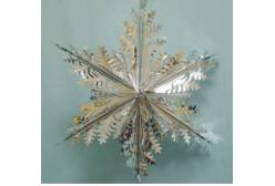 Новогоднее подвесное украшение Снежинка, 40 см, арт. 20320