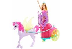 Набор игровой Barbie Сказочный экипаж с единорогом