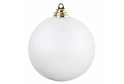 Новогодний шар, 20 см, цвет: белый, арт. ЕК0466