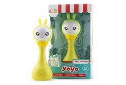 Интерактивная обучающая музыкальная игрушка-погремушка Alilo Умный зайка R1 + Yoyo (цвет: желтый)
