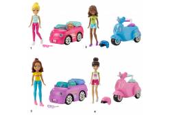Кукла Barbie В движении, с транспортным средством (11 см)