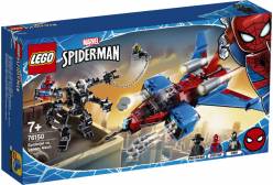 Конструктор LEGO Super Heroes Реактивный самолёт Человека-Паука против Робота Венома