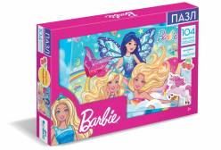 Пазл Barbie В стране фей, 104 элемента (+ наклейки)