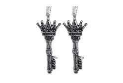 Набор новогодних подвесных украшений Королевские ключи, 2 штуки, 23x6x0,8 см