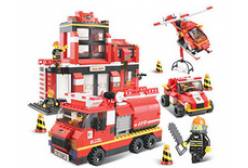 Конструктор Пожарные спасатели, 693 детали
