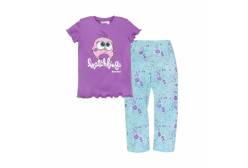 Пижама для девочки Angry Birds (футболка/брюки, размер 30, рост 98-104 см), арт. 355АБ-227